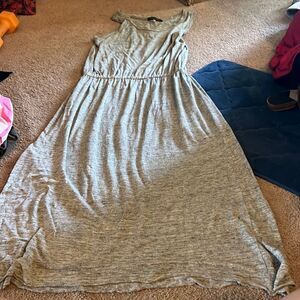 Mizuiro-ind medium grey maxi dress